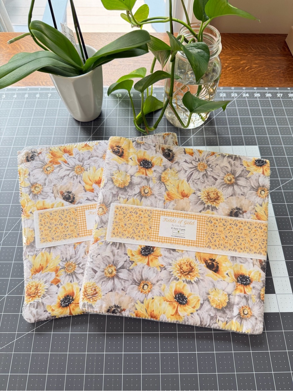 Fields Of Gold….Layer Cake, 10in Squares Fabric/Material